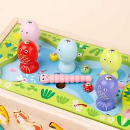 Custom Wooden Magnetic Fishing Toy Toddler Sensory Car - thumbnail 3