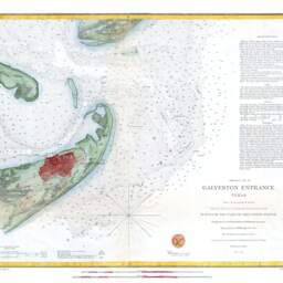 Antique Map Of Galveston Texas Vintage Style Print - thumbnail 2