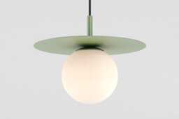 Zoe Ceiling Pendant Hanging Light Olive Green Kitchen Island Fixture Disc Lamp Shade