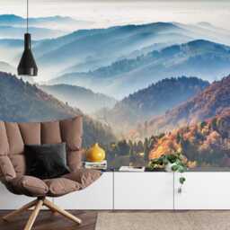 Forest Landscape Wall Mural - Peel & Stick Wallpaper For Bedroom Living Room - thumbnail 2