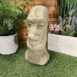 stone Garden Easter Island Head/ Moai/ Tiki Concrete Ornament - thumbnail 3