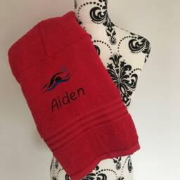 Swim Towel - Personalised Face Cloth/Hand Bath - thumbnail 2