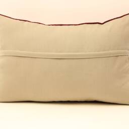 Kilim Lumbar Pillowcover 16x24 Turkish Cushion Hand Made Decorative Throw Pillow Boho 4Kaf-41 - thumbnail 4