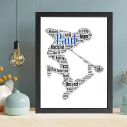 Personalised Scooter Word Art Print, Custom Boy Gift - thumbnail 2