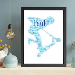 Personalised Scooter Word Art Print, Custom Boy Gift - thumbnail 1