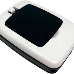Crafters Dream Compact Desk Lamp - Foldable Black & White Led Battery Operated With X3 Magnifying Lens - thumbnail 3