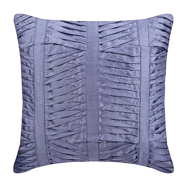 "Art Silk Purple Sofa Pillow Cover 16""x16" - image 1