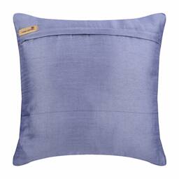 "Art Silk Purple Sofa Pillow Cover 16""x16" - thumbnail 3