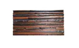 1.1Sqm Reclaimed Wood Wall Tiles, Handmade Mosaic - thumbnail 1