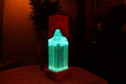 Unique Resin Night Light Deep Ambiance Wooden Art Lamp