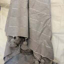 Moroccan Beauty Handwoven Blanket - Artisan Crafted, Cozy Comfort, Perfect For Home. From Morocco. - thumbnail 2