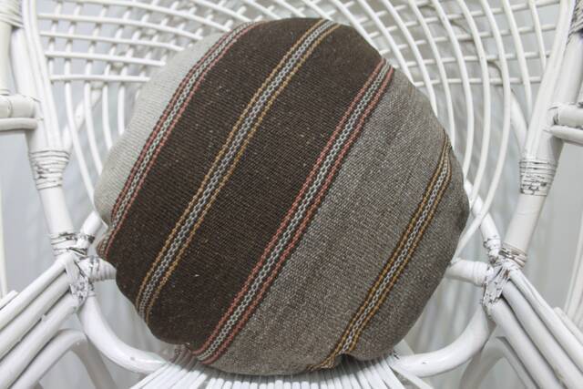 Personalized Pillow, Body Kilim Pillow Cases, 18x18 Pink Cushion, Round Covers, Custom 98 - image 1