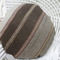 Personalized Pillow, Body Kilim Pillow Cases, 18x18 Pink Cushion, Round Covers, Custom 98 - thumbnail 3