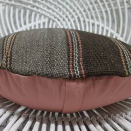 Personalized Pillow, Body Kilim Pillow Cases, 18x18 Pink Cushion, Round Covers, Custom 98 - thumbnail 4