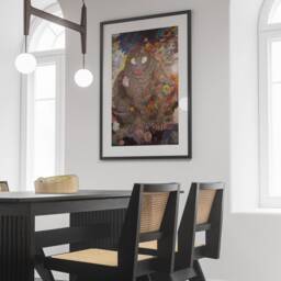 Takashi Murakami Psychedelic Godzilla Print, Vibrant Japanese Pop Art, Unique Modern Artwork, Colorful Wall Collector's Item - thumbnail 2