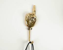 You Hand Sign Hook, 7 Inch Figurine, Key Hanger, Wall Towel Handicraft, Miniature, Room Decor, Gift For Friend, Unique