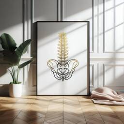 Chiropractor Definition Prints - 3 Line Art Posters - Chiropractic Office Decor Anatomy Wall Chiro Clinic Artwork Medical Room - thumbnail 3