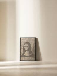 Mona Lisa, La Gioconda, Joconde, Wood Wall Decor, Art, Housewarming Gift, Wooden Rustic Art - thumbnail 1