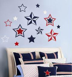 7 Stars Stencil Kit - Wall Art Nursery Kids Room Decor Diy Design Reusable Stencils For Walls - thumbnail 3
