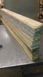 5M2 Pallet Wood Planks Reclaimed Timber - Wall Cladding Decking Furniture Garden Decorations Gifts - thumbnail 2