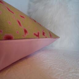 Pinks.reds.naturals.burlap Look.home Decor.farmhouse.country Pillow Cover.slipcover.nursery Decor.toss Pillow.throw Pillows - thumbnail 3