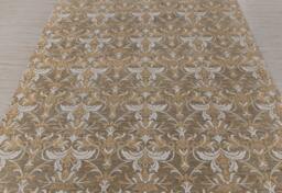 8x10 Rug Grey Silver Soft Silky Handmade Wool & Silk #5389 - 242x300 cms - thumbnail 1