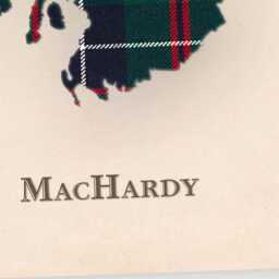 Clan Machardy Scottish Tartan Map - Of Scotland Family Wall Decor, Ready To Hang - thumbnail 4