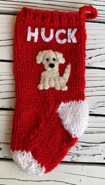 Labrador Dog Stocking, Custom Christmas Stocking For Retriever - image 1