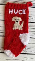 Labrador Dog Stocking, Custom Christmas Stocking For Retriever