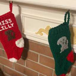 Labrador Dog Stocking, Custom Christmas Stocking For Retriever - thumbnail 2