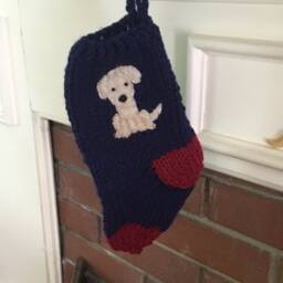 Labrador Dog Stocking, Custom Christmas Stocking For Retriever - thumbnail 3