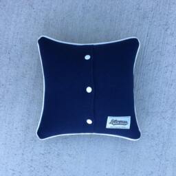 4Th Of July America 5 Star Decorative Wool Letterman Pillow - thumbnail 3