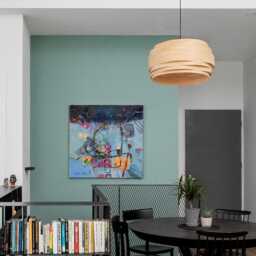 Handcrafted Bamboo Lampshade Wood Pendant Light - Mid Century Lighting Us Prepaid Tariffs- Chandelier Kitchen-And-Dining Cloud - thumbnail 3