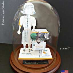 Custom Business Card Sculpture Pastor, Clergy, Public Speaker Gift - thumbnail 2