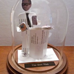 Custom Business Card Sculpture Pastor, Clergy, Public Speaker Gift - thumbnail 3