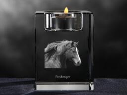 Freiberger - Crystal Candlestick With Horse, Souvenir, Decoration, Limited Edition, Collection - thumbnail 1