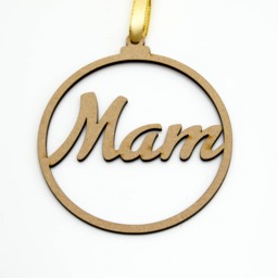 Personalised Wooden Christmas Baubles, Tree Ornament, Mdf, Gift, Decoration, Personalised Bauble - thumbnail 2