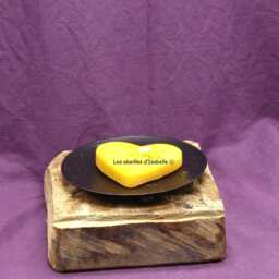 "Pure Beeswax Candle ""Friendship Heart" - thumbnail 2