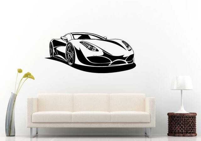 Racing Car Vehicle Tuner Tuning Custom Drifting Automobile Coupe Speed Fast Wall Decal Vinyl Sticker Mural Room Decor L1172 - image 1