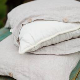 Softened Linen Pillow Cover, 26x26 - thumbnail 2
