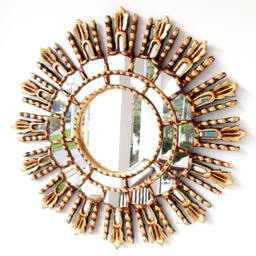 "Peruvian Mirrors - ""Concha Mirror 45cm" - thumbnail 1