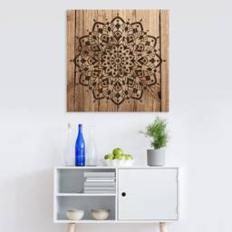 Creativity Mandala Stencil - Mandala Wall Stencil Large Wall For Painting On Wood Better Than Decals - thumbnail 2