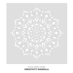 Creativity Mandala Stencil - Mandala Wall Stencil Large Wall For Painting On Wood Better Than Decals - thumbnail 3