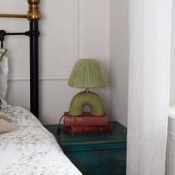 Handmade Ceramic Table Lamp Cactus Green Designer Lighting - thumbnail 3
