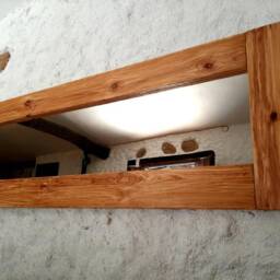 Boho Chic Style Mirror, Rustic Handmade, Wall Or Floor - thumbnail 3
