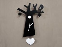 Love Bird On A Tree - Pendulum Wall Clock
