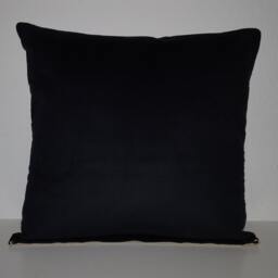 Decorative Cushion Cover Union Jack Roller Tapestry Fabric Back Made Of Dark Blue Corduroy England Gb Great Britain Queen Child - thumbnail 2