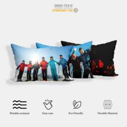 Upload Your Own Photo Novelty Custom Made Personalised Personal Printed Soft Pillowcase Pillow Family Pet His Her Gift - thumbnail 3