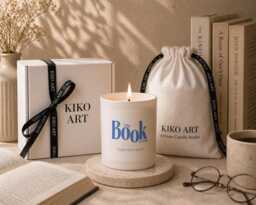 Book Club Candle Gift - Lover Reading Present Literary Birthday Candlebook
