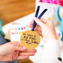 It Takes A Big Heart To Shape Little Minds - Teacher Christmas Tree Decoration - thumbnail 2